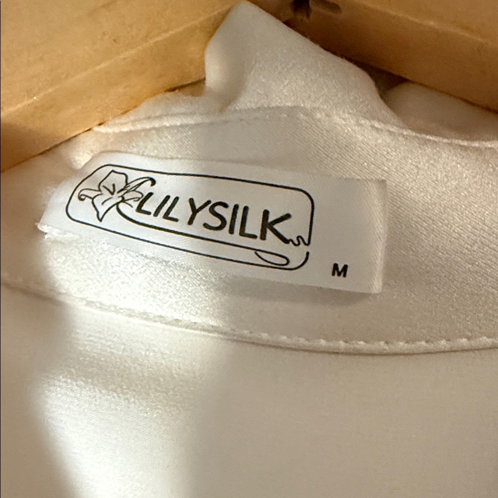 LILYSILK Women's White Blouse